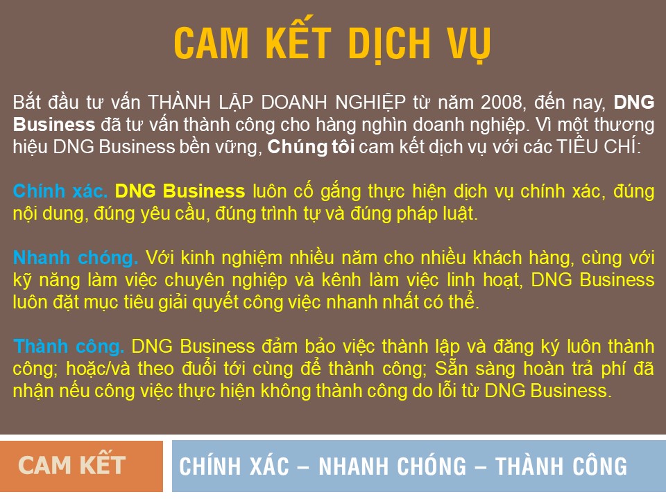 Dịch vụ thành lập doanh nghiệp tại HỒ CHÍ MINH