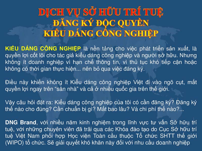 DỊCH VỤ BẢO HỘ KIỂU DÁNG CÔNG NGHIỆP TẠI ĐÀ NẴNG
