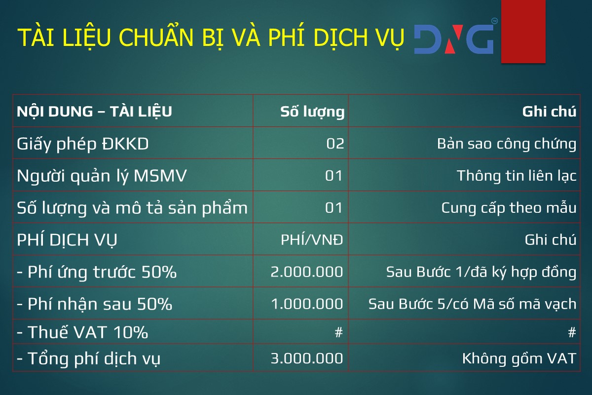 DỊCH VỤ ĐĂNG KÝ MÃ VẠCH DỊCH VỤ ĐĂNG KÝ MÃ VẠCH