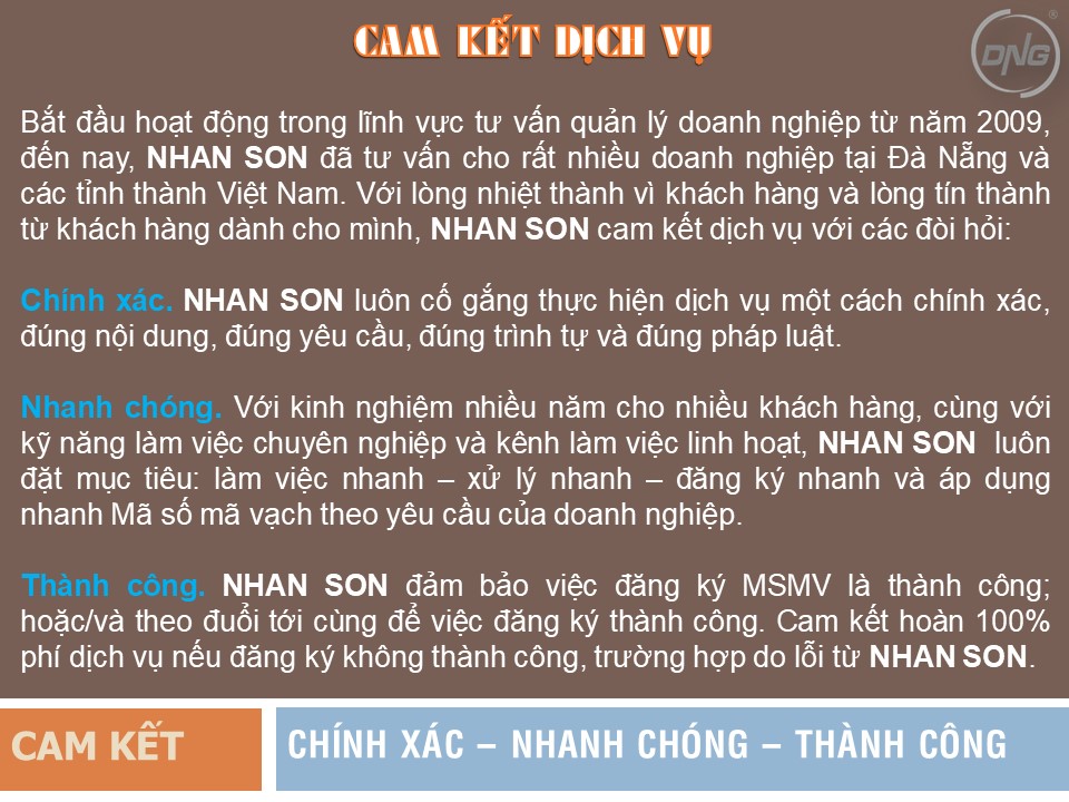 ĐĂNG KÝ MÃ SỐ MÃ VẠCH TẠI ĐÀ NẴNG